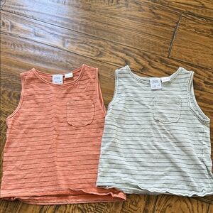 Zara Kids Striped Tank Tops